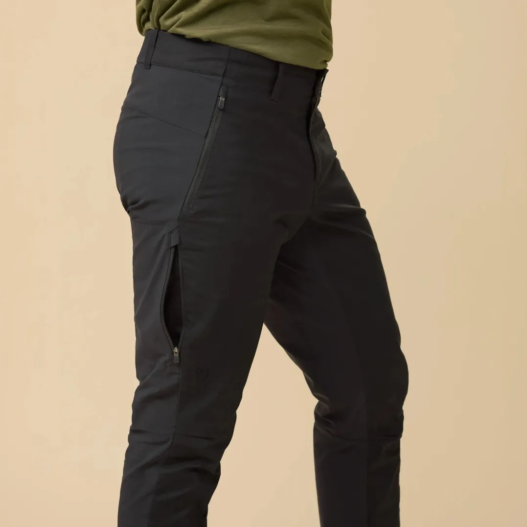 Fjällräven Hoja Hybrid Trousers M Black