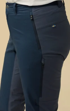 Fjällräven Hoja Hybrid Trousers W Navy