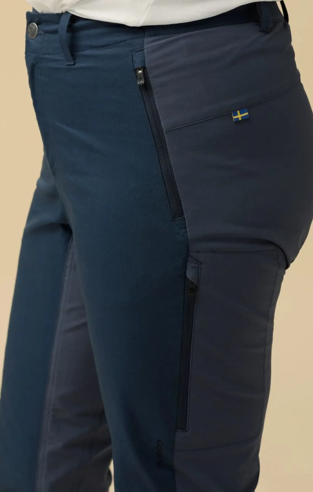 Fjällräven Hoja Hybrid Trousers W Navy