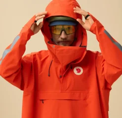Fjällräven Hoja Rain Fox Poncho Flame Orange
