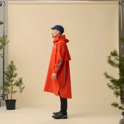 Fjällräven Hoja Rain Fox Poncho Flame Orange