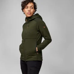 Fjällräven Keb Fleece Hoodie W Deep Forest