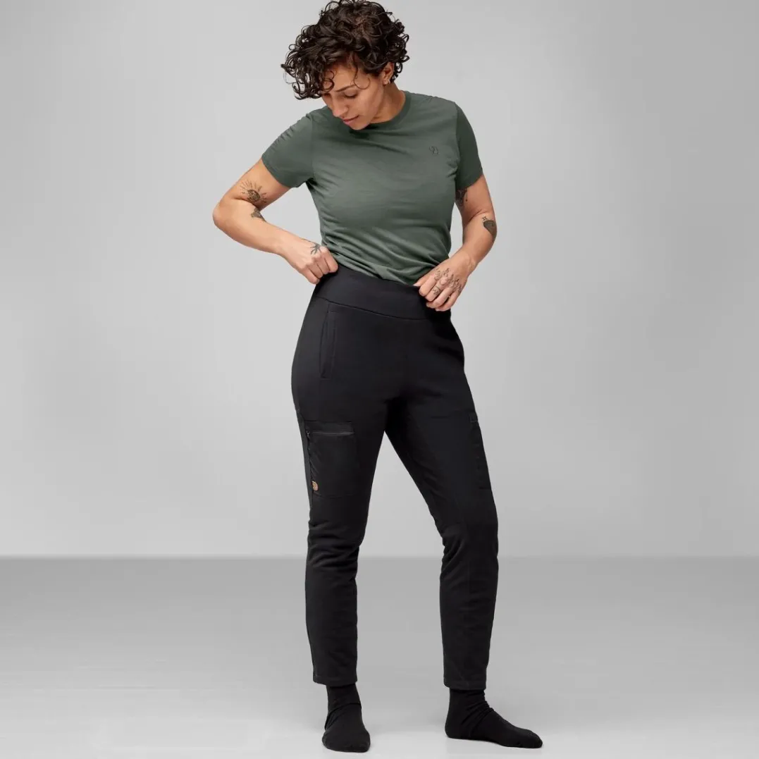 Fjällräven Keb Fleece Trousers W Deep Forest