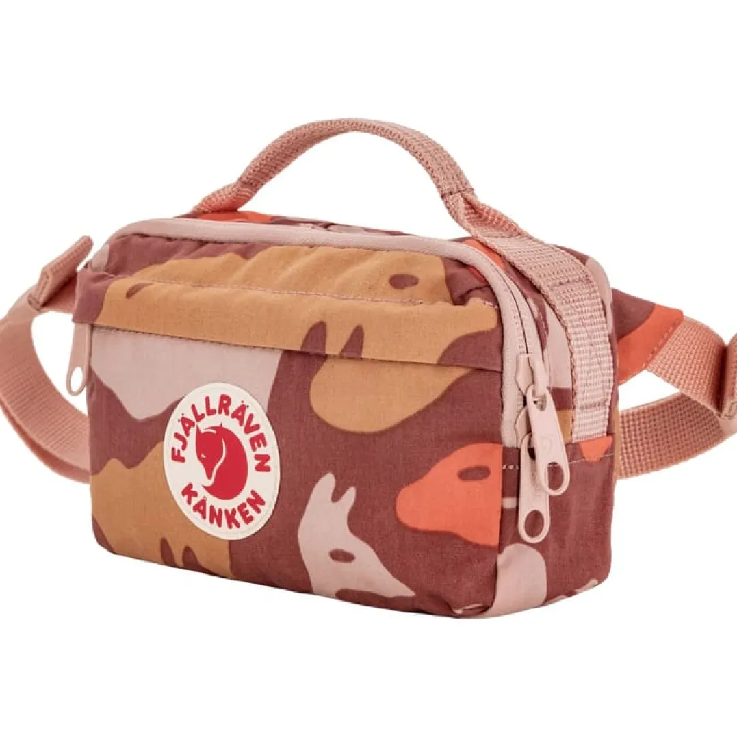 Fjällräven Kånken Graphics Hip Pack Chalkrose-hidden Animals