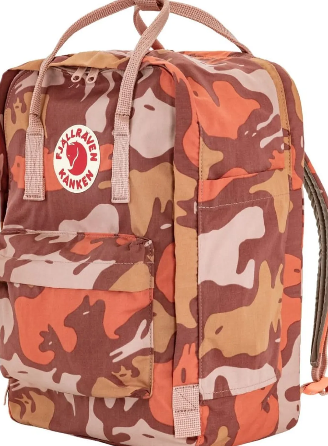 Fjällräven Kånken Graphics Laptop 15 Chalkrose-hidden Animals