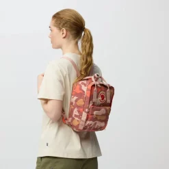 Fjällräven Kånken Graphics Mini Chalkrose-hidden Animals
