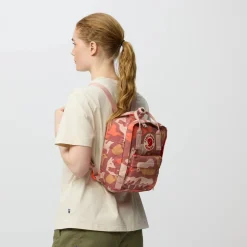 Fjällräven Kånken Graphics Mini Chalkrose-hidden Animals