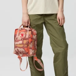Fjällräven Kånken Graphics Mini Chalkrose-hidden Animals