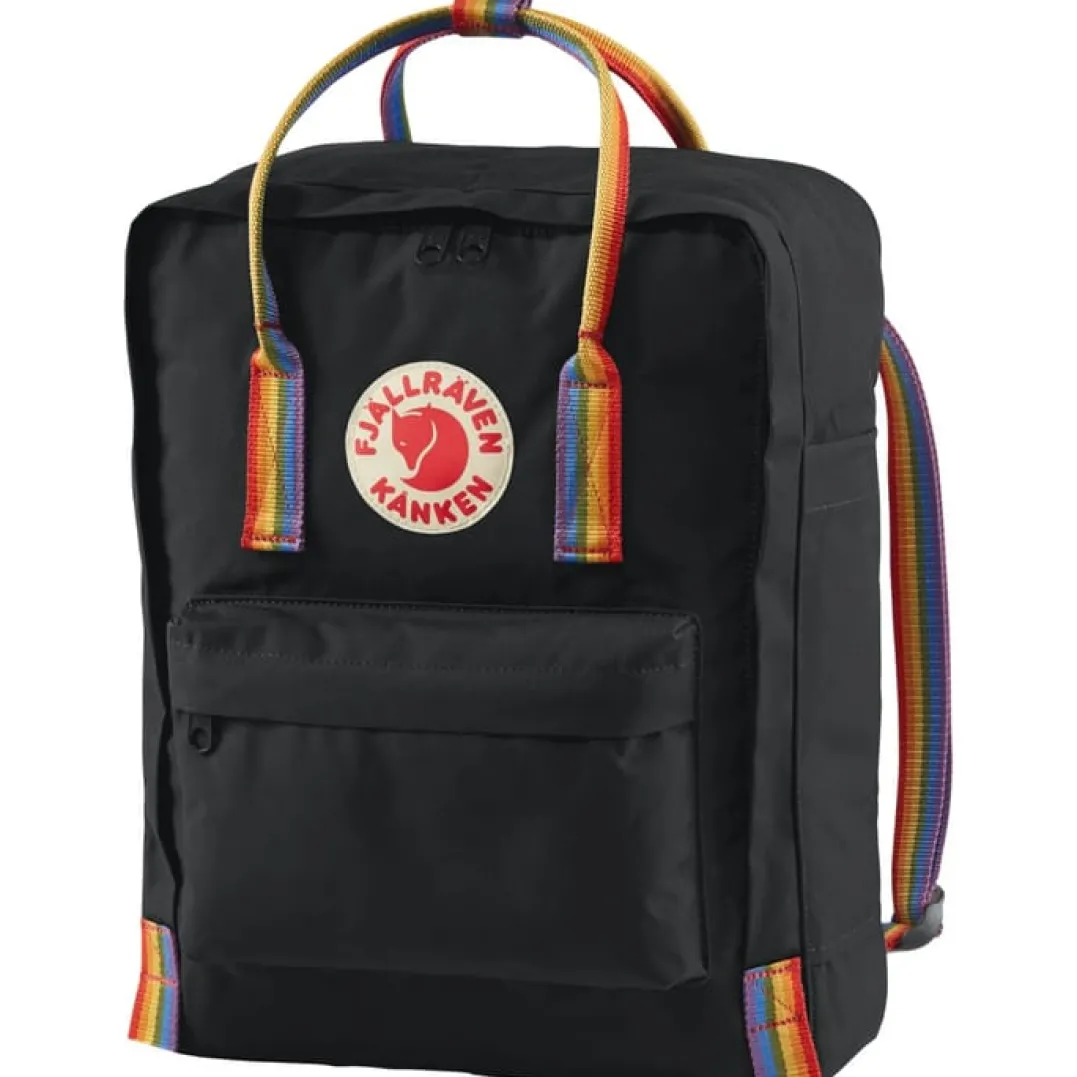 Fjällräven Kånken Rainbow Black/Rainbow Pattern