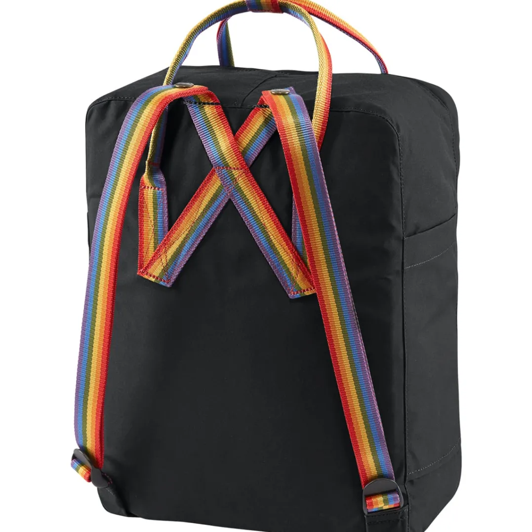 Fjällräven Kånken Rainbow Black/Rainbow Pattern