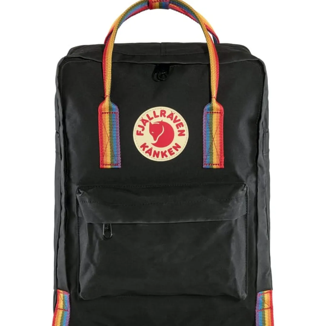 Fjällräven Kånken Rainbow Black/Rainbow Pattern