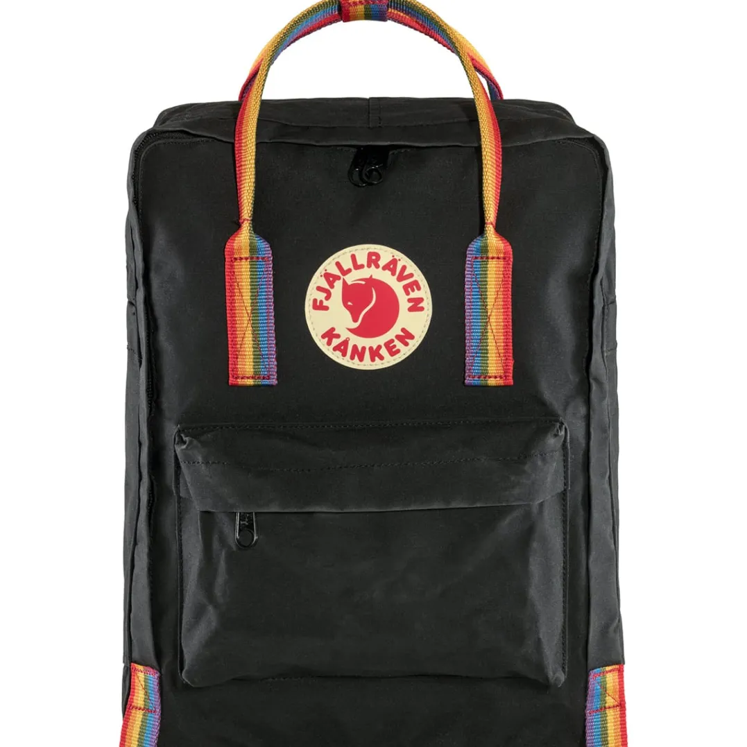 Fjällräven Kånken Rainbow Black/Rainbow Pattern