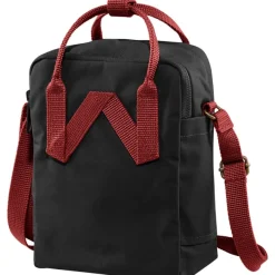 Fjällräven Kånken Sling Black/Ox Red