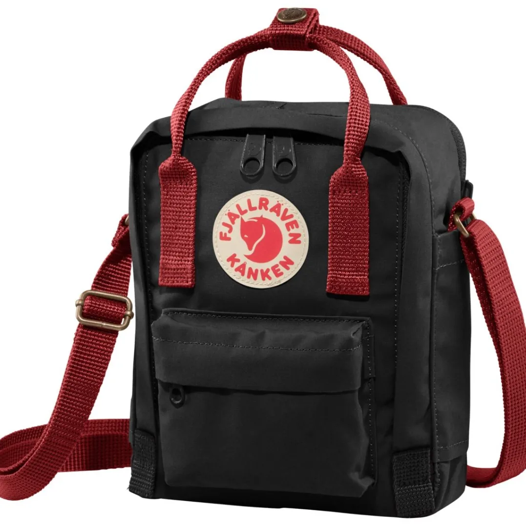 Fjällräven Kånken Sling Black/Ox Red