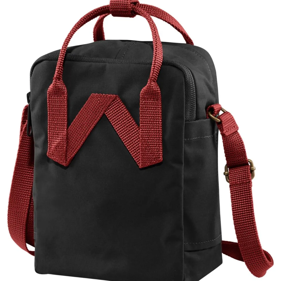Fjällräven Kånken Sling Black/Ox Red
