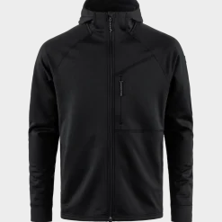 Fjällräven Men's Abisko Grid Fleece Hoodie Black