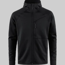 Fjällräven Men's Abisko Grid Fleece Hoodie Black