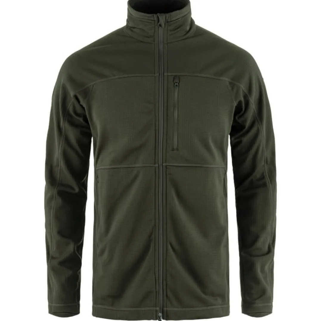 Fjällräven Men's Abisko Lite Fleece Jacket Deep Forest