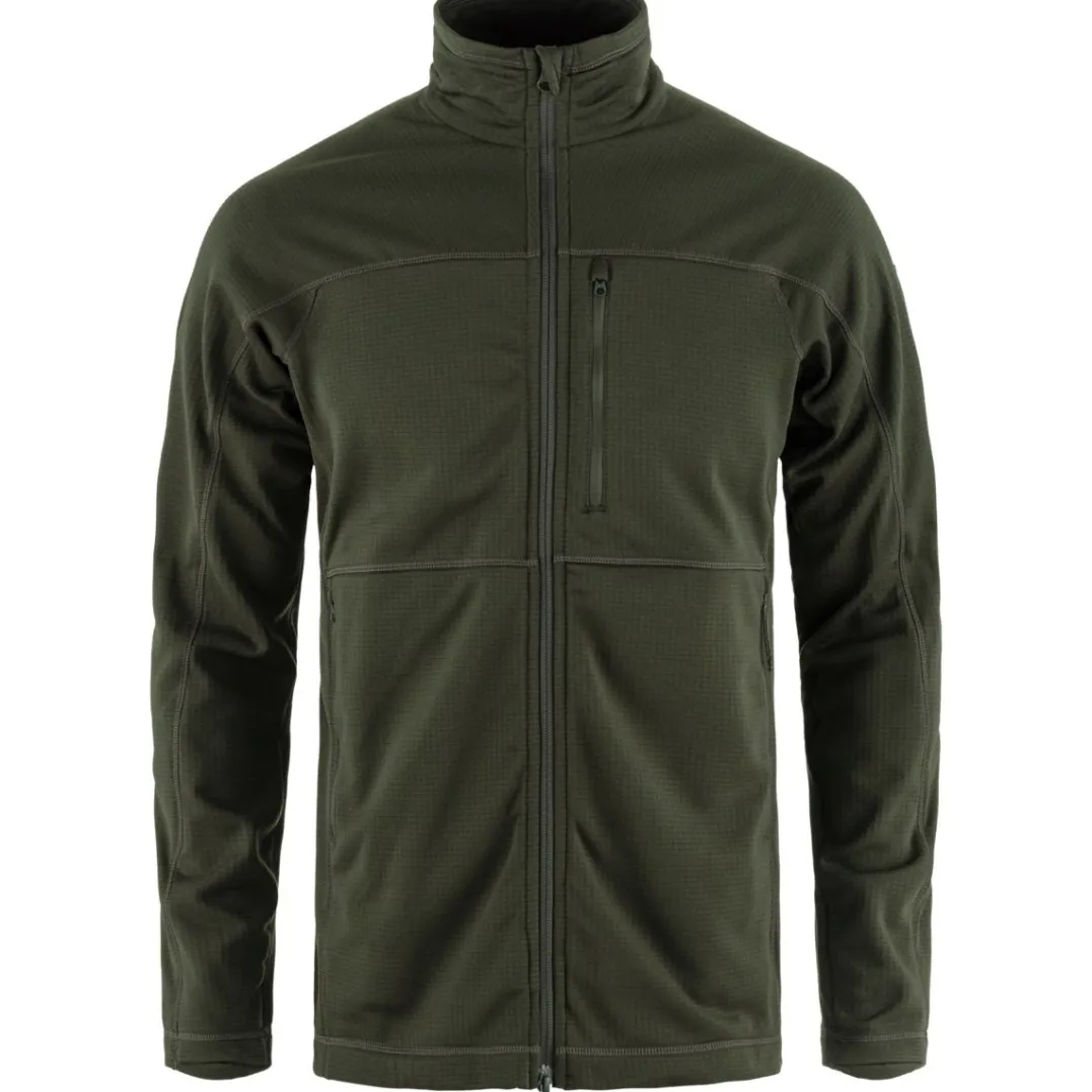 Fjällräven Men's Abisko Lite Fleece Jacket Deep Forest