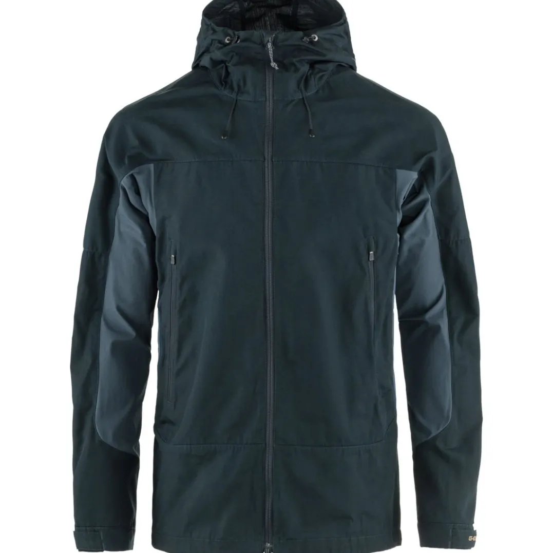 Fjällräven Men's Abisko Lite Trekking Jacket Dark Navy-Mountain Blue
