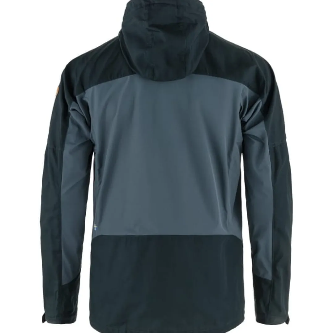 Fjällräven Men's Abisko Lite Trekking Jacket Dark Navy-Mountain Blue