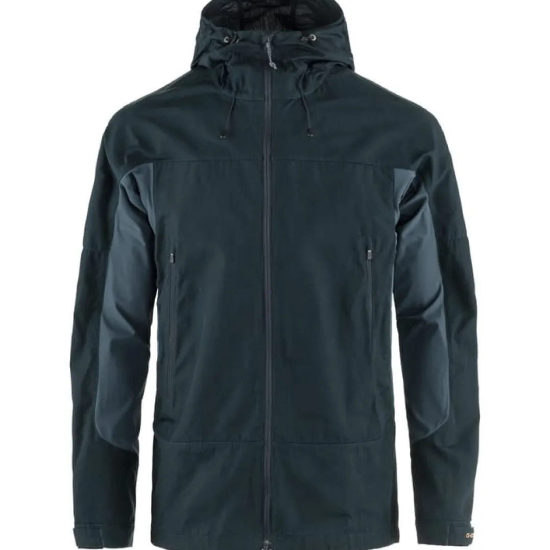 Fjällräven Men's Abisko Lite Trekking Jacket Dark Navy-Mountain Blue