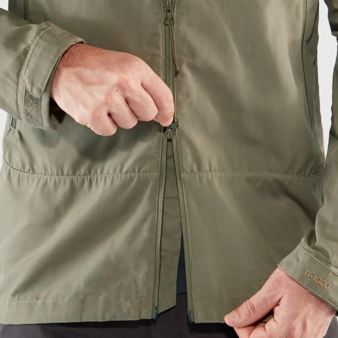 Fjällräven Men's Abisko Lite Trekking Jacket Dark Navy-Mountain Blue