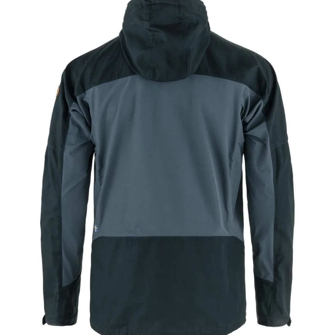 Fjällräven Men's Abisko Lite Trekking Jacket Dark Navy-Mountain Blue