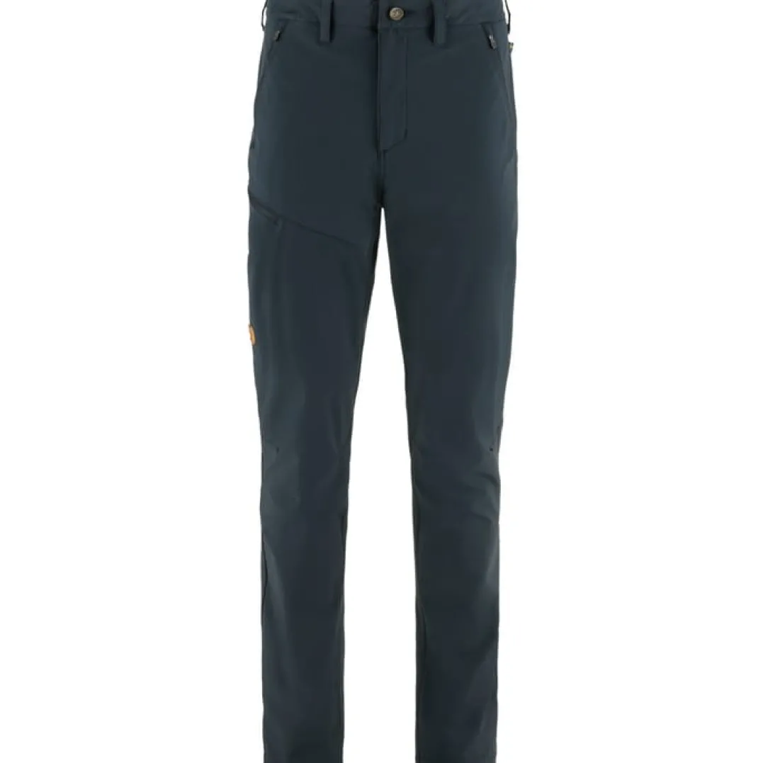 Fjällräven Men's Abisko Trail Stretch Trousers Dark Navy