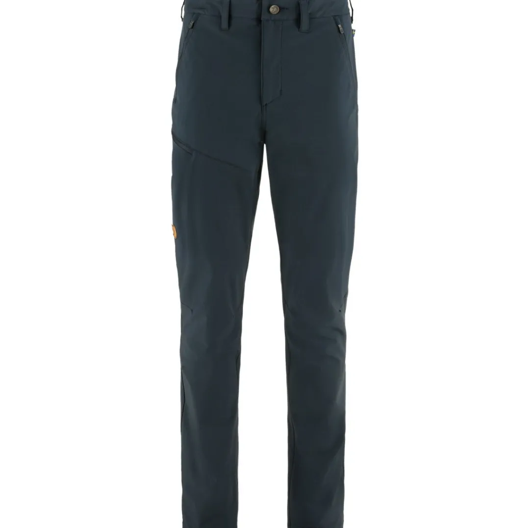 Fjällräven Men's Abisko Trail Stretch Trousers Dark Navy