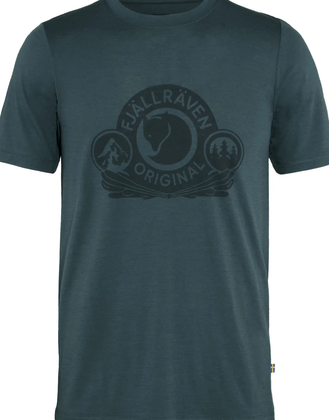 Fjällräven Men's Abisko Wool Classic SS Dark Navy