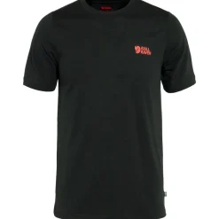 Fjällräven Men's Abisko Wool Logo Short Sleeve Black