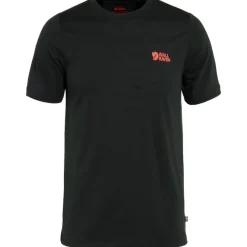 Fjällräven Men's Abisko Wool Logo Short Sleeve Black
