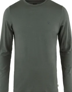 Fjällräven Men's Abisko Wool Long Sleeve Basalt