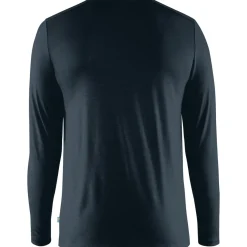 Fjällräven Men's Abisko Wool Ls Dark Navy
