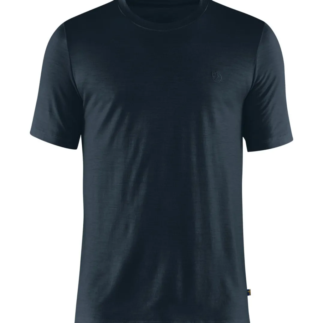 Fjällräven Men's Abisko Wool SS Dark Navy