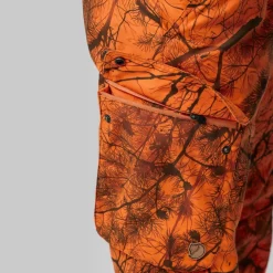 Fjällräven Men's Brenner Pro Winter Trousers Orange Multi Camo