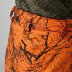 Fjällräven Men's Brenner Pro Winter Trousers Orange Multi Camo