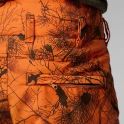 Fjällräven Men's Brenner Pro Winter Trousers Orange Multi Camo