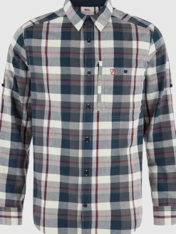 Fjällräven Men's Fjällglim Regular Shirt Dark Navy/Chalk White