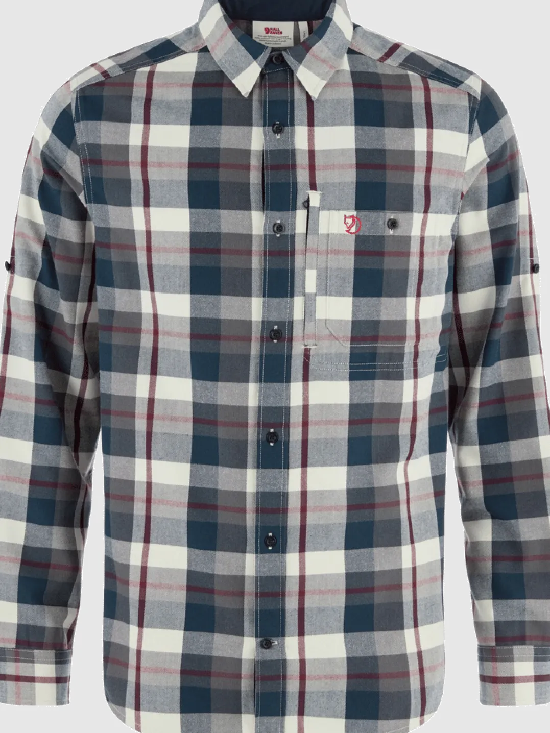Fjällräven Men's Fjällglim Regular Shirt Dark Navy/Chalk White