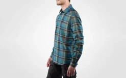 Fjällräven Men's Fjällglim Relaxed Shirt Indigo Blue/Dawn Blue