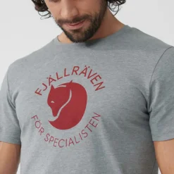 Fjällräven Men's Fjällräven Fox T-Shirt Grey Melange