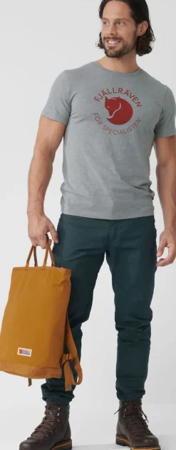 Fjällräven Men's Fjällräven Fox T-Shirt Grey Melange