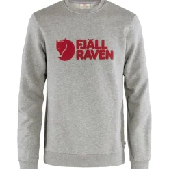 Fjällräven Men's Fjällräven Logo Sweater Grey-Melange