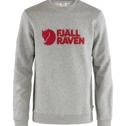 Fjällräven Men's Fjällräven Logo Sweater Grey-Melange