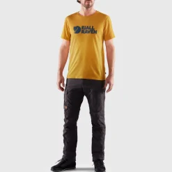 Fjällräven Men's Fjällräven Logo T-shirt Navy
