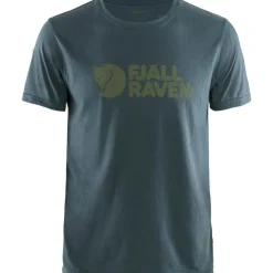Fjällräven Men's Fjällräven Logo T-shirt Navy