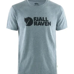 Fjällräven Men's Fjällräven Logo T-shirt Uncle Blue/Melange