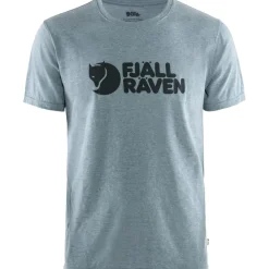 Fjällräven Men's Fjällräven Logo T-shirt Uncle Blue/Melange